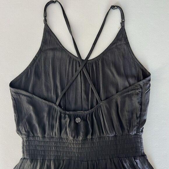 New PrAna Fernie Wide Leg Jumpsuit Black Modal Size S - Picture 4 of 12